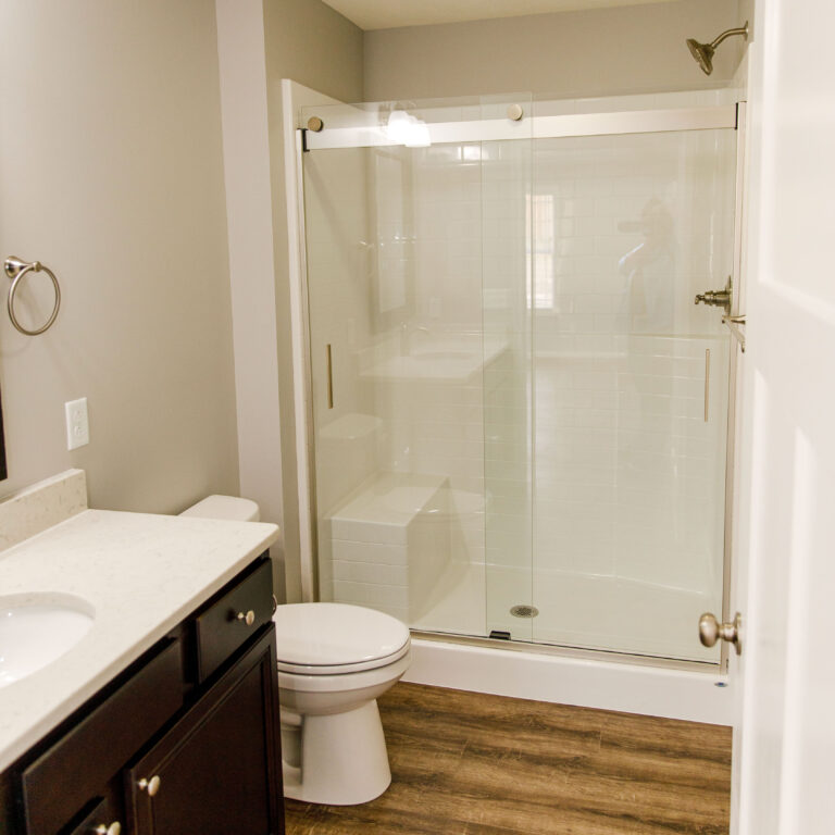 Bathroom in a Southern Meadows apartment for rent in Marion, Illinois
