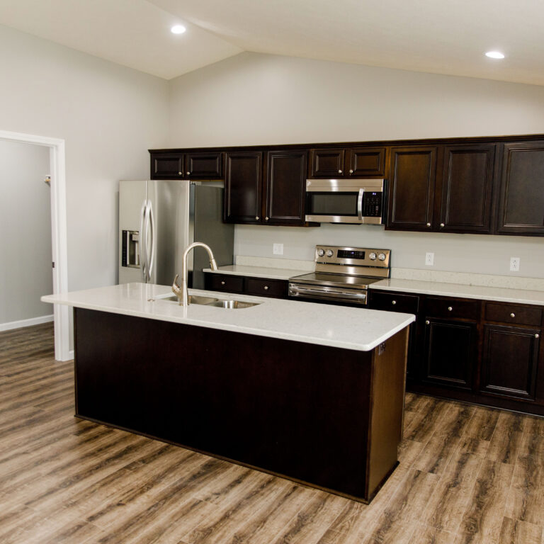 Kitchen of a Southern Meadows apartment for rent in Marion, Illinois